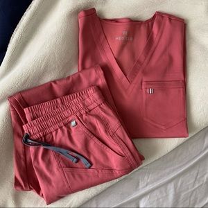 Mediclo Mauve Scrub Set